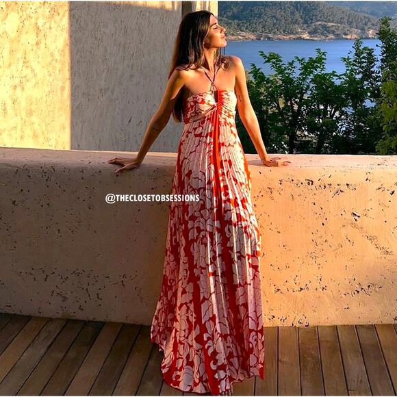 RARE!!! MANGO BLOGGER FAVE!!! Floral Maxi Dress NWT - Picture 14 of 16